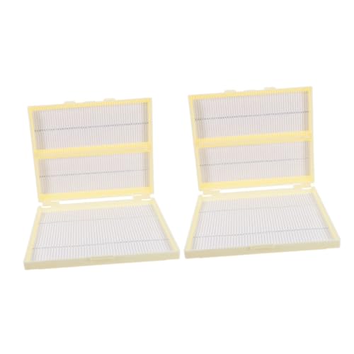 Microscope Slide Box, 100 Slots, Blue, Mfr: HS15994A-A