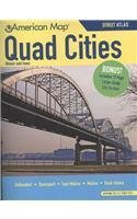 Map Quad Cities: Illinois and Iowa Atlas Book