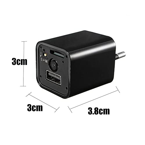 1080P Mini Carregador Spy Câmera HD Filmadora DVR Oculto Gravador 'Plug'Da UE + Cartão TF 32GB