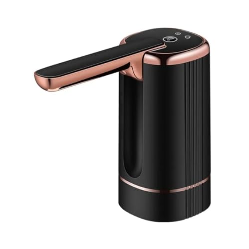 Image of Automatic Water Dispenser Pump for 20 Litre Bottle | Portable USB Rechargeable Water Dispenser Pump for Travel,Office, Home(Color-Golden Black)