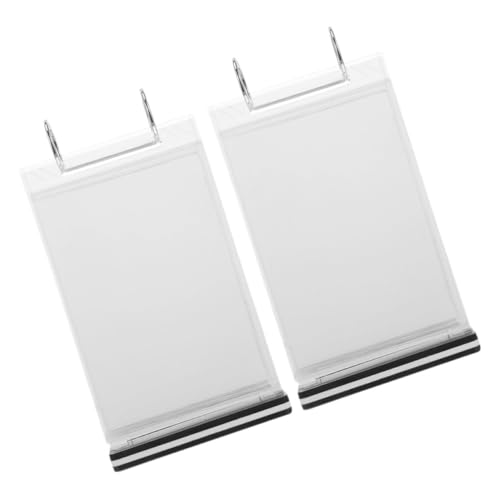 Support de panneau de table vertical transparent de qualité