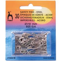 Pony Pins: Safety: Nickel, Multicolor, 8 x 4.7 x 9.8 cm