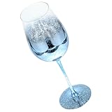 IMIKEYA Copa de Vino de Cristal Creativa Diseño de Estrellado Vaso Decorativo Reutilizable para Cócteles y Bebidas para Fiestas y Uso Diario