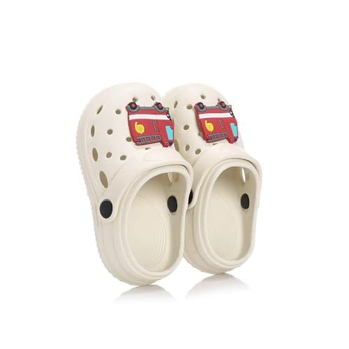 Children's Slippers Girls Boys Non-Slip Shoes Soft Soles Baby Shoes Home Outdoor Baby Sandals Summer (Beige 29)