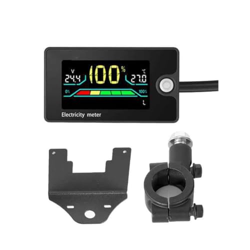 Indicador de batería DC 8-100V con pantalla LCD de alta precisión para sistemas de coche eléctrico