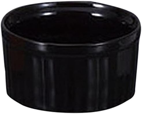 Set of 5, Western Ceramic Single Item, Brown Souffle, M, 3.5 x 2.0 inches (9 x 5 cm), 7.1 fl oz (200 cc), Restaurant, Ryokan, Japanese Tableware, Restaurant, Commercial Use,