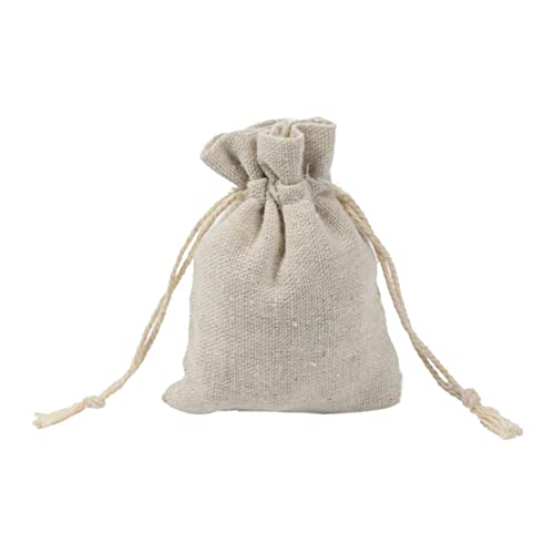 4 bolsas de algodón con cordón para fragancia lavanda miniatura 3