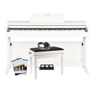 Fame DP-2000 WH Complete – Jeu de piano numérique-Set - Les Beatles, Paul McCartney, John Lennon, RIngo Starr, George Harrison