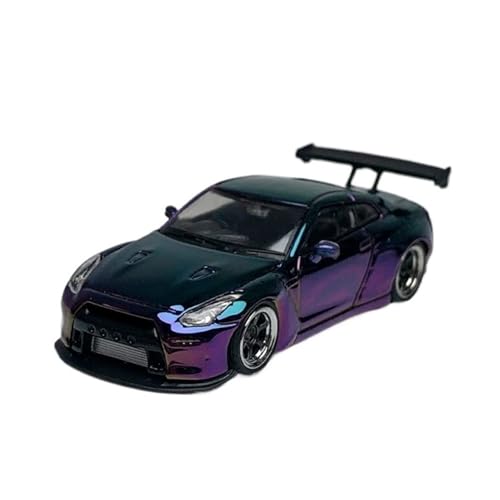 Modèle de voiture Nissan GTR R35 en alliage 1 64 : cadeau idéal pour passionné de miniatures