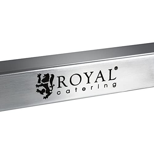 Royal Catering RCSW 2 Serveerwagen tot 160 Kg 84 x 43 cm Vergrendelbare Wielen Serveer Trolley voor Buiten in de Tuin of… - Afbeelding 5