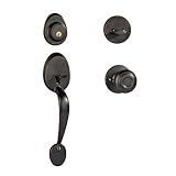 Dynasty Hardwre COL-SIE-100-12P Colorado Front Door Handleset, Aged, Oil Rubbed Bronze with Sierra Knob