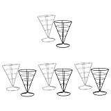 Cabilock 8 Stk Chips-Korb gastronomie zubehör Gastronomiezubehör Snackkorb Pommeskorb frittierter Hühnerkorb Frittierkorb Fritten Restaurant-Lebensmittelkorb Pommes-Lebensmittelkorb Eisen