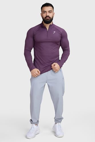 Image of Thrive Mens Slim Fit Pullover Sport and Gym Full Sleeve T-Shirt for Men