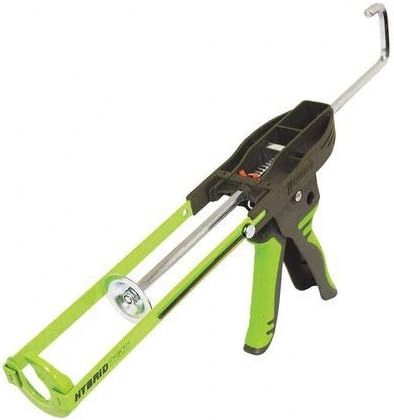 Caulk Gun, Drip-Free, Green, 10 oz.