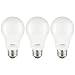 Sunlite A19/LED/12W/30K/3PK LED Household 12W (75W Equivalent) Light Bulbs, Medium (E26) Base, 3000K Warm White (3 Pack)
