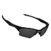 Alphax Stealth Black Polarized Replacement Lenses for Oakley Half Jacket 2.0 XL Sunglasses
