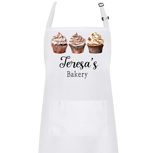 Personalized Cupcake Baking Apron- Matching Mommy & Me Set –