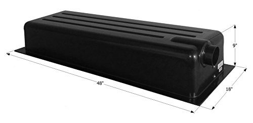 Image of ICON Holding Tank Right End Drain HT162ED, w / 3 in Spigot & 4 Level Sensors