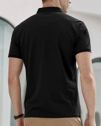 Image of Noble Monk Men's Cotton Blend Regular Fit Polo T-Shirt