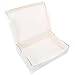 Okllen 20 Pack White Cardboard Bakery Boxes, 14 x 10 x 3.5 Inches Quarter Sheet Cake Box for Cake, Muffins, Pastries, Donuts, Cupcakes & Pie Packaging