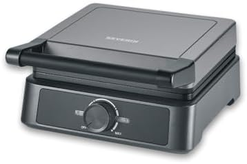 Severin WA 2125 Waffeleisen Controll Light, Black, Anthracite