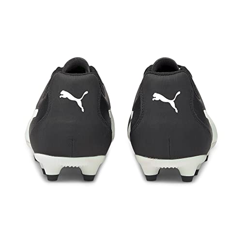 Puma Mens Monarch Ii Firm Ground/Artificial Ground Soccer Shoe, Black/White, 9 Us #TOP1