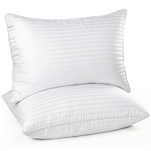 Pantrypoet Bed Gel Pillow 2-Pack, Cooling Fiber, King 20x36