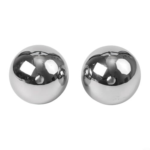 Sfere galleggianti da giardino in acciaio inox – Sfere cave decorative con finitura a specchio per stagni, fontane, ciotole, decorazioni per esterni e per la casa (set di 2 x 100 mm o 6 x 51 mm) (100