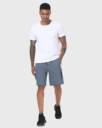 Image of Men's Cargo Shorts Quick Dry Lightweight Stretch Hiking Shorts for Men with 5 Pockets No Lining