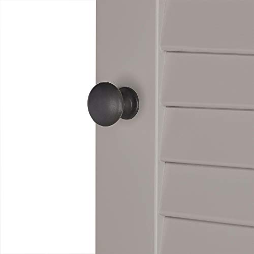 Riverridge, Taupe Ellsworth Tall Corner Bathroom Storage Cabinet #TOP4