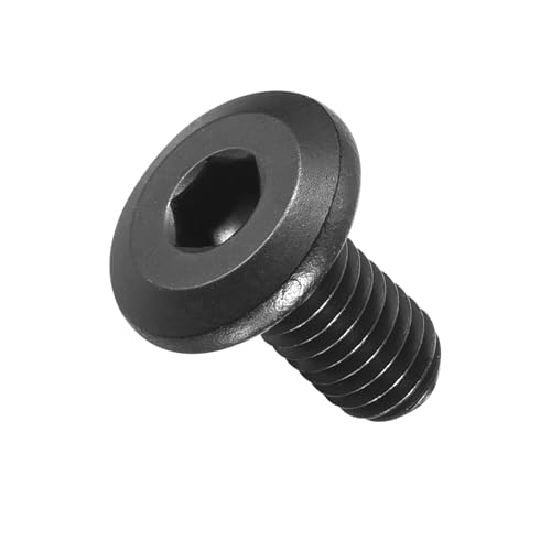 METALLIXITY Flat Head Hex Socket Cap Screws M6-1x12 30pcs