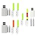 CAUNLA Fishing Glow Sticks with Rechargeable Battery LED Night Fishing Poles for Fishing Glow Lamp