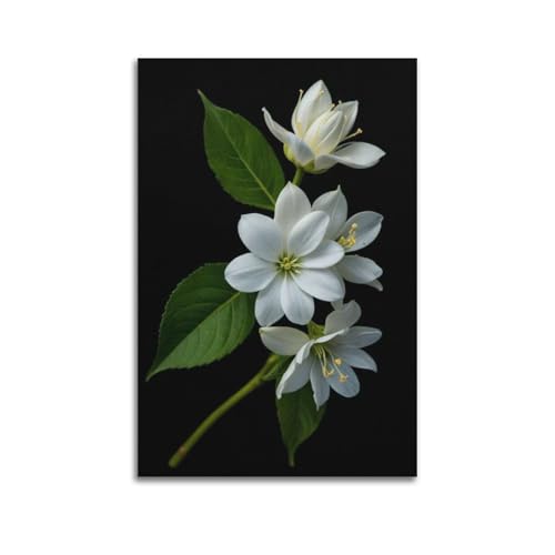 Toile florale 60 x 90 cm artistique de qualité premium