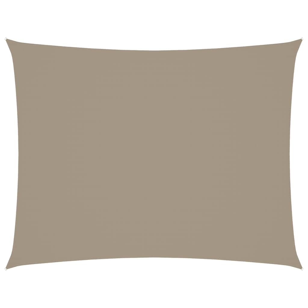 vidaXL Sunshade Sail Sun Sail Tarp Sunscreen Patio Shade Outdoor Sunshade Shade Canopy Garden Balcony Oxford Fabric Rectangular 3x6 m Taupe — image 1