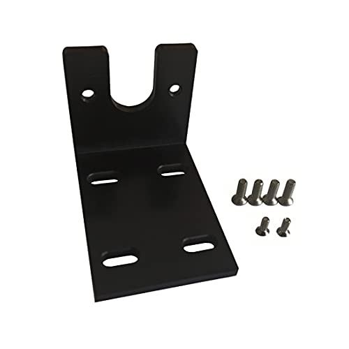 DC Motor Mounting Bracket,L-shape Fixed Seat Motor Holder U-shaped Mouth Fixed Mounting Base Aluminum Alloy Material for 550 555 775 795 895 997 DC Motor (555motor mount)