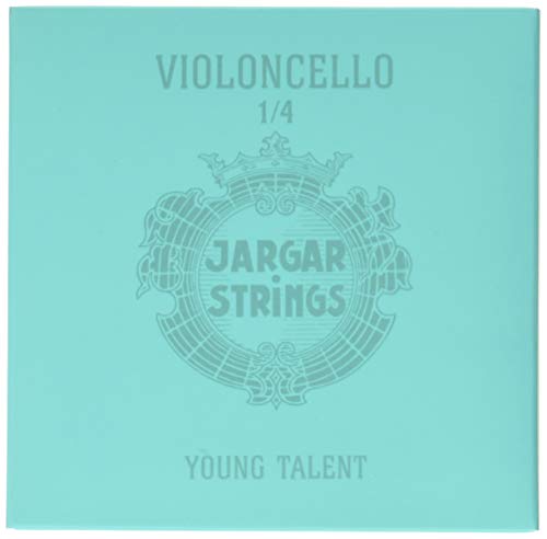 JARGAR Ce-SET-Y-14 Cello Young Talent SET, 1/4 (A:0,76/D:0,99/G:1,18/C:1,71mm) für Cello