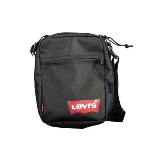 Levi's Mini Crossbody Solid (Red Batwing), Hombre, Talla Única, Negro (Regular Black), Talla única
