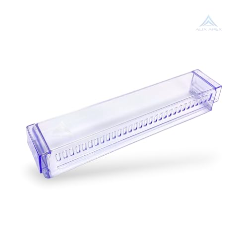 Image of Bottle Shelf Compatible with LG Single Door Refrigerator 215L / 235L / 240L / 270L | Part No: MAN619282 | Fridge Door Bottle Rack Replacement (Pack of 2) - Alix Apex (Pack of 2)