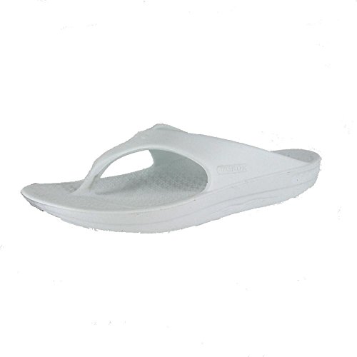 Men's Terox Lightweight Fashion Flip Flops WHITE XL