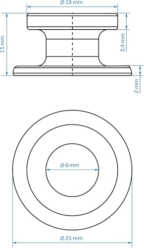 20x Planenknöpfe mit Schrauben mit Muttern Rundknöpfe Planenhaken für Anhänger Plane Bordwand Anhängernetz Seilhaken Haken Kunststoffknopf