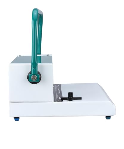 Image of SM TECH Size-Full Scape (F /S) 40 Round Holes Spiral Binding Machine.Spiral Note Book Binding Ring Binding Machine Punching Capacity 15 Sheets.