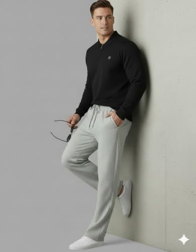 Image of Volex Men Full Sleeve T-Shirt and Jogger Set|Track Suit for Men | Sports Wear Gym Running Jogging Walking Workout Outfit | Full Sleeve T Shirt with Jogger Track Pant Lower