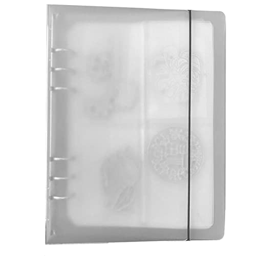 Image of Cutting Dies Storage Binders Stencil Storage Folders Scrapbooking Cutting Die Organizer Sticker Storage Transparent Bags (Folder Including 10pages)