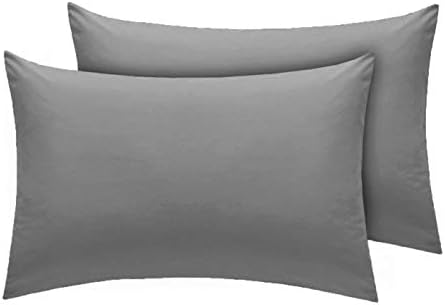 AmigoZone Egyptian Cotton 200 Thread Count Pillow Pair Cases (White, Pillow Pair)