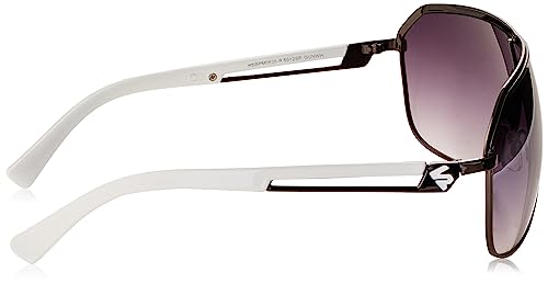 Southpole 5012sp Men's Uv Protective Rectangular Metal Shield Sunglasses. Cool Gifts for Him, 138 Mm3