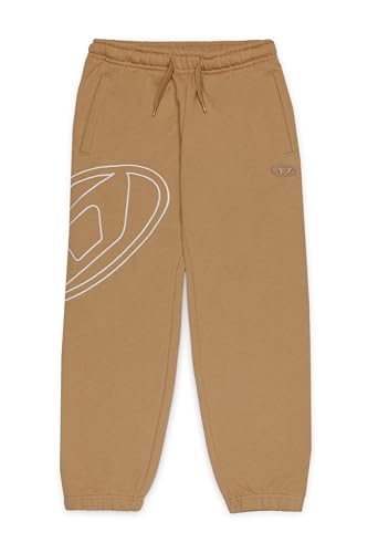 Diesel Boys' Fleece Jogger Pants with Maxi Oval D Logo