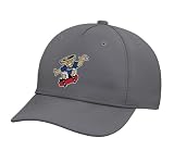 The University of Tulsa Hurricanes TU25 Adjustable Printed Baseball Hat, Slate Grey