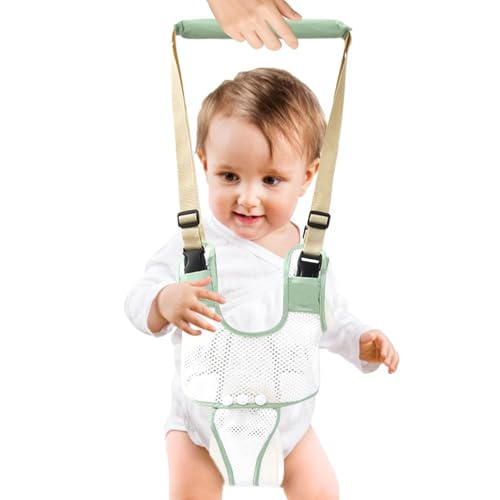 Andador Bebé Andador para Bab - 10,63 x 139 Pulgadas, Anda dor Ajustable con Cierre de Seguridad y Pegatinas Mágicas | auxiliar de aprendizaje para caminar de pie transpirable