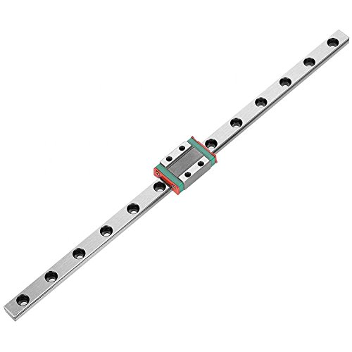 LML9B 9mm Rail de guidage linéaire miniature (Largeur 9 mm) + Bloc Coulissant (Bloc de guidage linéaire) pour Imprimante 3D Équipement automatique Équipement de mesure de précision(260)