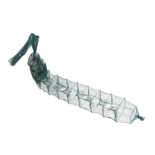 Filet de pêche en nylon pliable Housoutil avec paniers multicouches